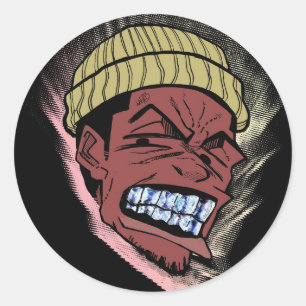 Sticker Rond Porte-clés Grillz