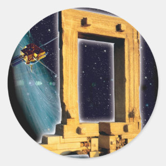 Sticker Rond Porte spatiale d'Apollo