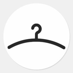 Sticker Rond Porte-vêtements