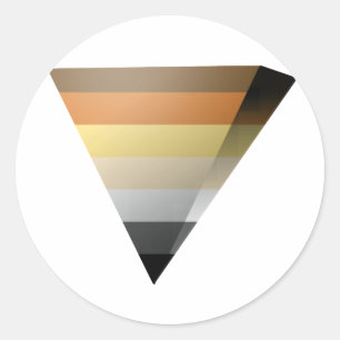 STICKER ROND PORTER FIDE TRIANGLE 3D