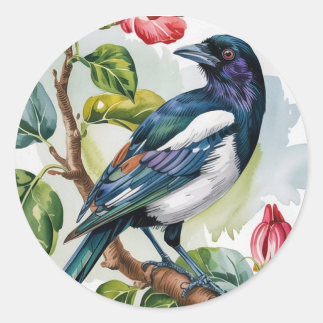 Sticker Rond Porter l'art (Devant)