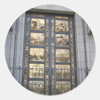 Sticker Rond Portes Ghiberti