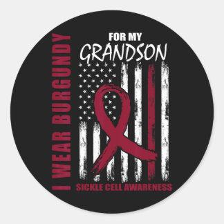 Sticker Rond Portez La Bourgogne Pour La Sensibilisation À La C