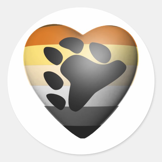 STICKER ROND PORTEZ LE COEUR FIDE (Devant)