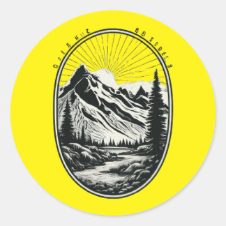 Sticker Rond Portez les saisons