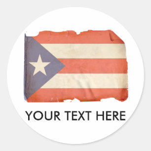 STICKER ROND PORTO RICO