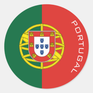 Sticker Rond portugal