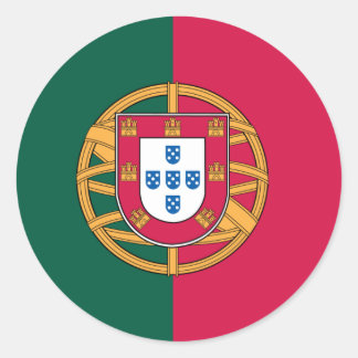 Sticker Rond Portugal
