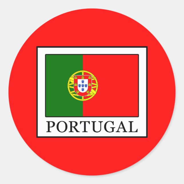 Sticker Rond Portugal (Devant)