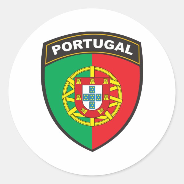 Sticker Rond Portugal (Devant)