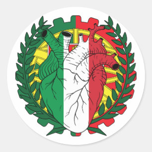 Sticker Rond Portugal portugais Saint Josephs Italie Italie