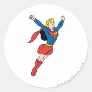 Sticker Rond Pose 6 de Supergirl