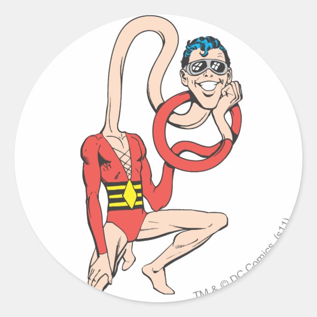 Sticker Rond Pose en plastique Rubberneck Homme (Devant)