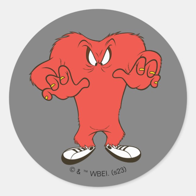 Sticker Rond Pose Gossamer Menacer (Devant)