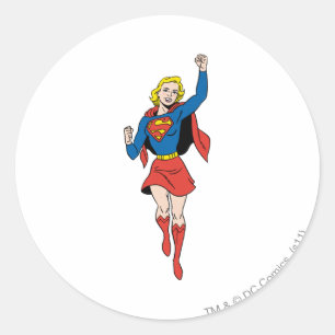 Sticker Rond Pose Supergirl 4