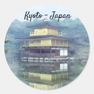 Sticker Rond Pose sur le Pavillon d'Or