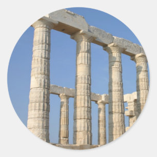 Sticker Rond poseiden