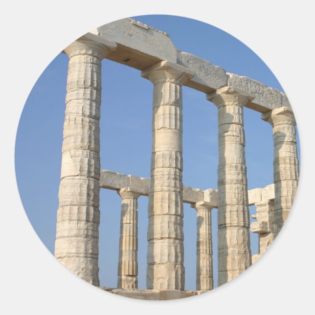 Sticker Rond poseiden (Devant)