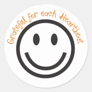Sticker Rond Positif-Autocollant-Reconnaissant pour chaque