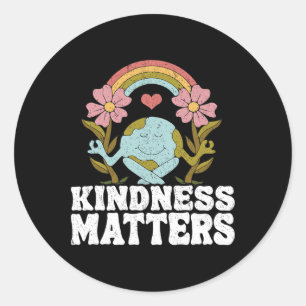 Sticker Rond Positif Rainbow Sped Enseignant Jour des terres Ki