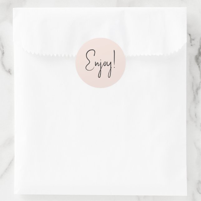 Sticker Rond Positivité simple (Sac)