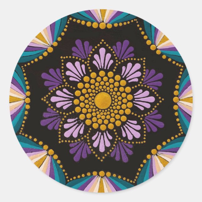 Sticker Rond Poster (Devant)