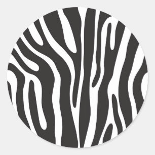 Sticker Rond Poster de animal