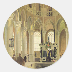 Sticker Rond Poster Delft LNER