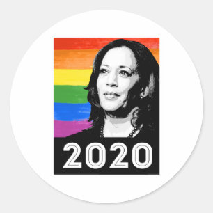 STICKER ROND POSTER FIDE KAMALA 2020
