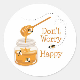 Sticker Rond Pot de miel