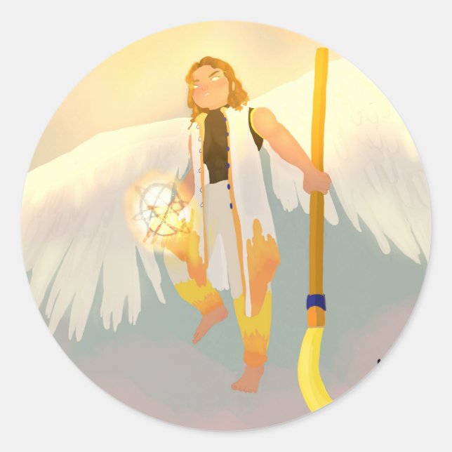 Sticker Rond Pote inattendu (Devant)