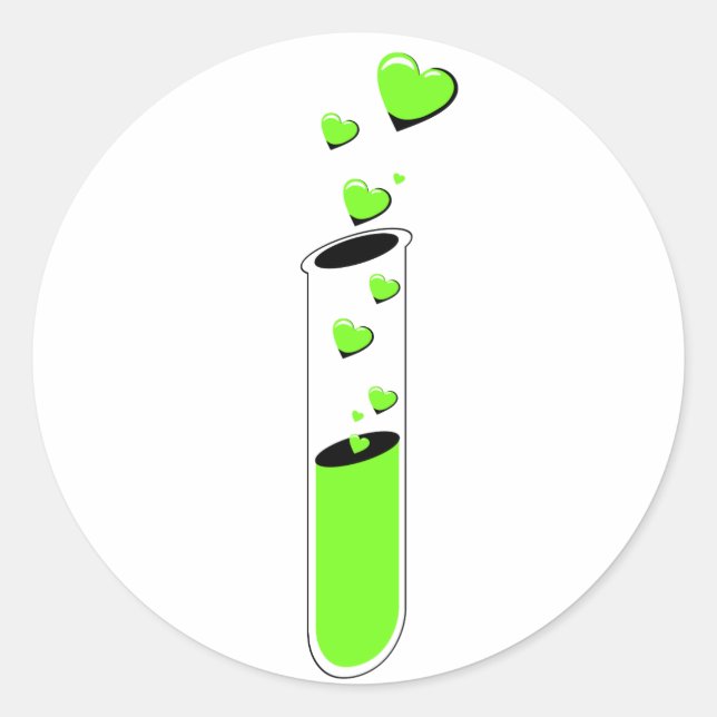 Sticker Rond potion amour (Devant)