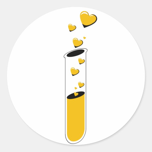 Sticker Rond potion amour (Devant)