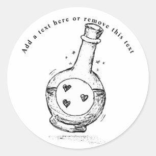 Sticker Rond Potion magique
