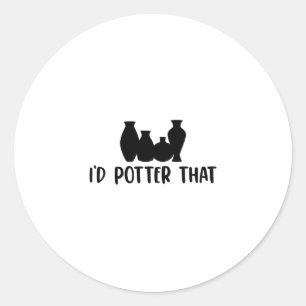 Sticker Rond Pottery Pottery Potter Craft Ceramics