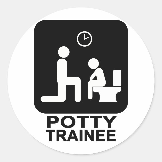 Sticker Rond Potty Stckers (Devant)