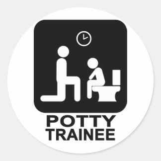 Sticker Rond Potty Stckers