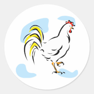 Sticker Rond Poulet de Chelly