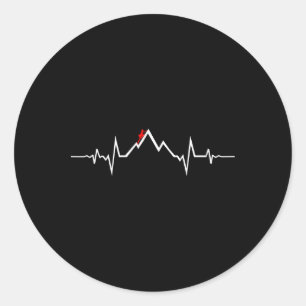 Sticker Rond Pouls de grimpeur qui grimpe