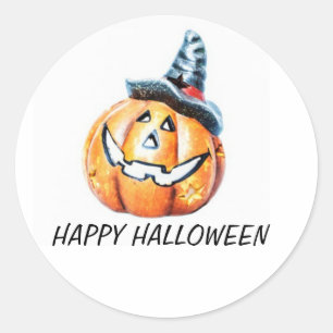 Sticker Rond Poumon d'Halloween