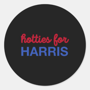Sticker Rond Pour Harris 24 Hotties Pour Harris 2024 Tee