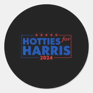 Sticker Rond Pour Harris 24 Hotties Pour Harris 2024 Tee 2
