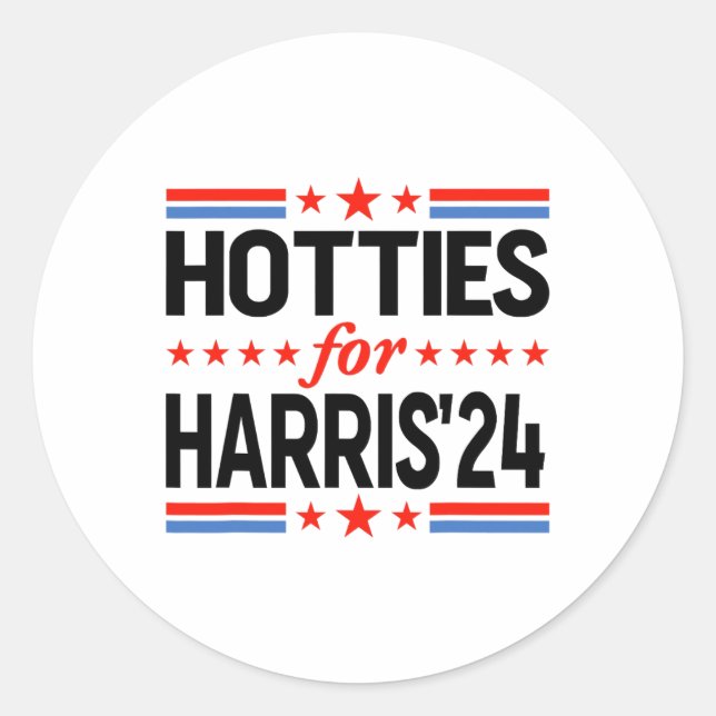 Sticker Rond Pour Kamala Harris 2024 1 (Devant)