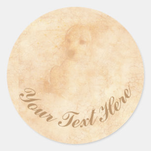 Sticker Rond Pour l'amour des chiots sur mesure