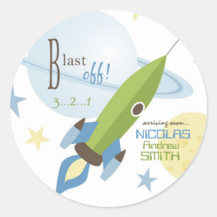 Sticker Rond Pour l'autocollant de bébé