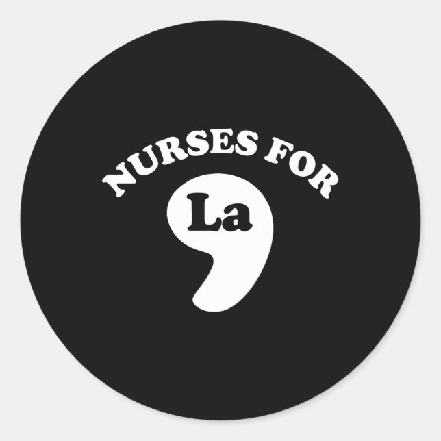 Sticker Rond Pour l'élection de Kamala Harris 2024 (Devant)