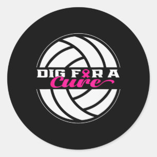 Sticker Rond Pour Une Sensibilisation Cure Au Cancer Du Sein Vo