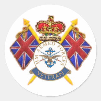 Sticker rond pour vétéran