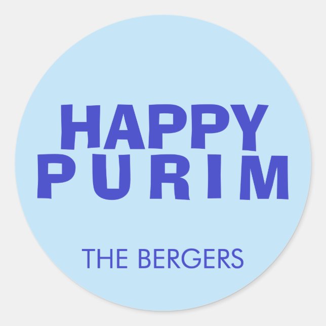 Sticker Rond pourim6 (Devant)