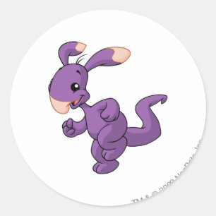 Sticker Rond Pourpre de Blumaroo